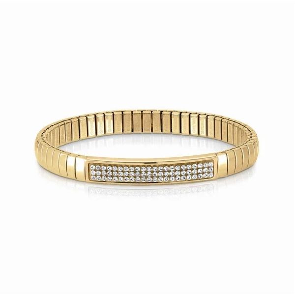 Glitter Stretch Bracelet with Cubic Zirconia Conti Jewelers Endwell, NY