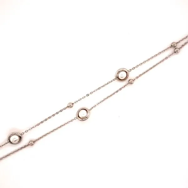 Sterling Silver Bracelet with Swarovski Pearls Conti Jewelers Endwell, NY