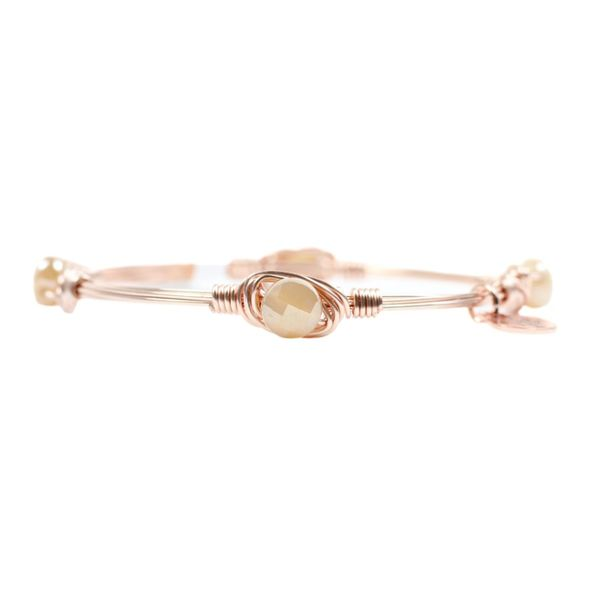 The Delaney Bangle Bracelet in Rose Gold Conti Jewelers Endwell, NY