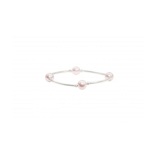 Smaller Bead Pink Pearl Blessing Bracelet Conti Jewelers Endwell, NY