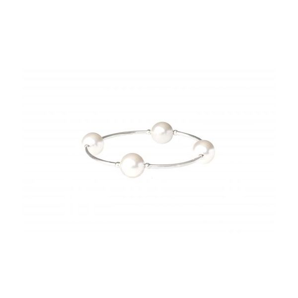 White Pearl Blessing Bracelet Conti Jewelers Endwell, NY