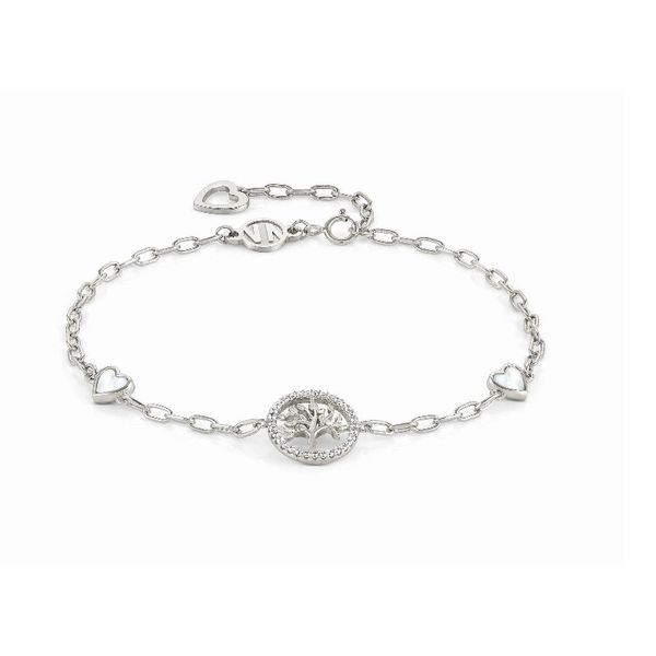 Vita Bracelet with Mother of Pearl Hearts in Sterling Silver Conti Jewelers Endwell, NY