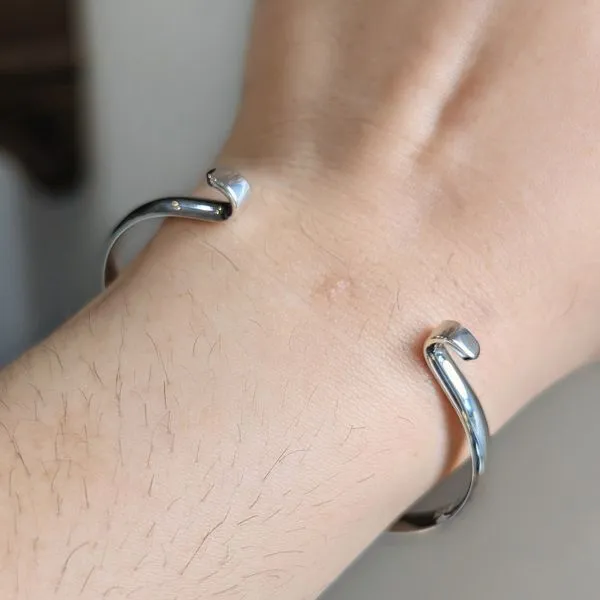 Convertible Sterling Silver Bracelet, 7