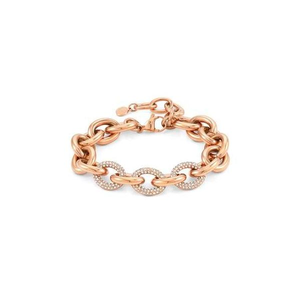 Affinity Chain Bracelet in Rose Gold Conti Jewelers Endwell, NY
