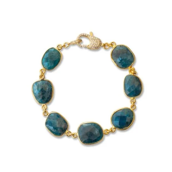 Apatite Rock Candy Bracelet in Gold Conti Jewelers Endwell, NY