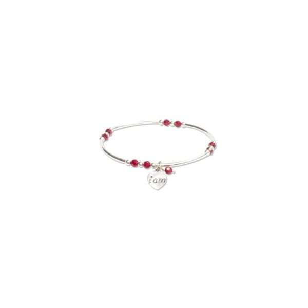 Siam Red Crystal Intentional Bracelet Conti Jewelers Endwell, NY