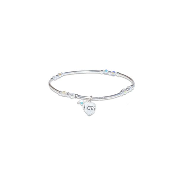 Clear Crystal Intentional Bracelet in Sterling Silver Conti Jewelers Endwell, NY