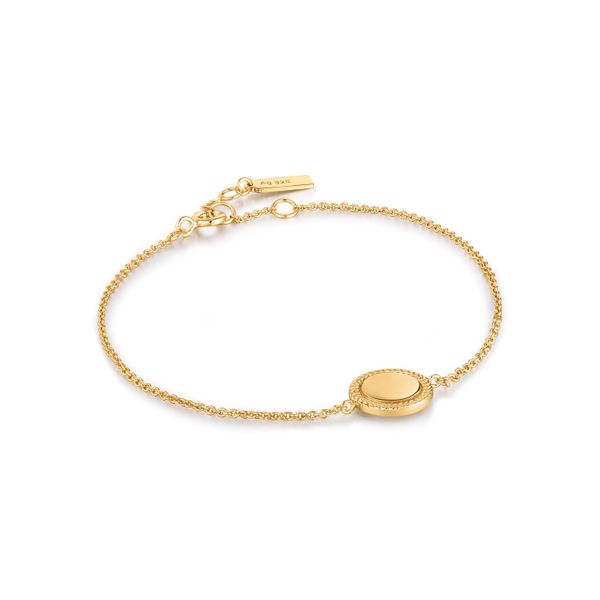 Gold Rope Disc Bracelet Conti Jewelers Endwell, NY
