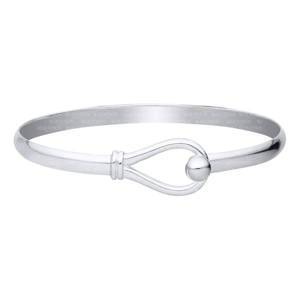 Loop & Ball Bangle Bracelet in Sterling Silver Conti Jewelers Endwell, NY