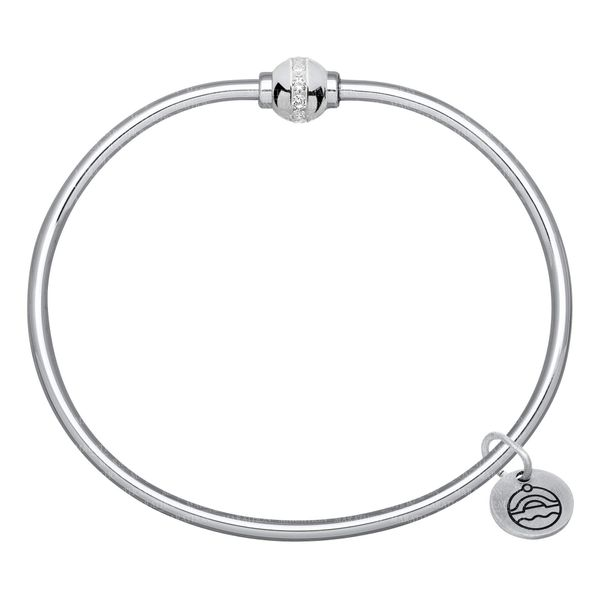 Single Ball CZ Bracelet, 7