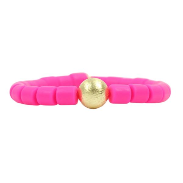 Kids' Stretch Bracelet in Pink Conti Jewelers Endwell, NY