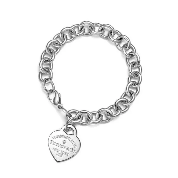 Return to Tiffany Heart Tag Bracelet in Sterling Silver Conti Jewelers Endwell, NY