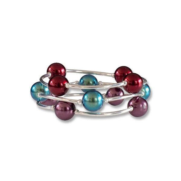 Bordeaux Pearl Blessing Bracelet Image 2 Conti Jewelers Endwell, NY