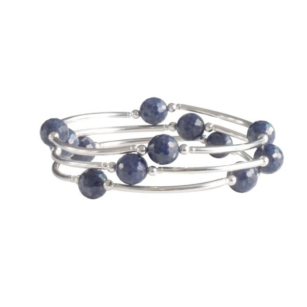 Smaller Bead Faceted Sapphire Blessing Bracelet Image 2 Conti Jewelers Endwell, NY