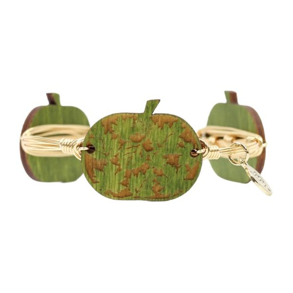 Green Leaves Pumpkin Bangle Bracelet Conti Jewelers Endwell, NY