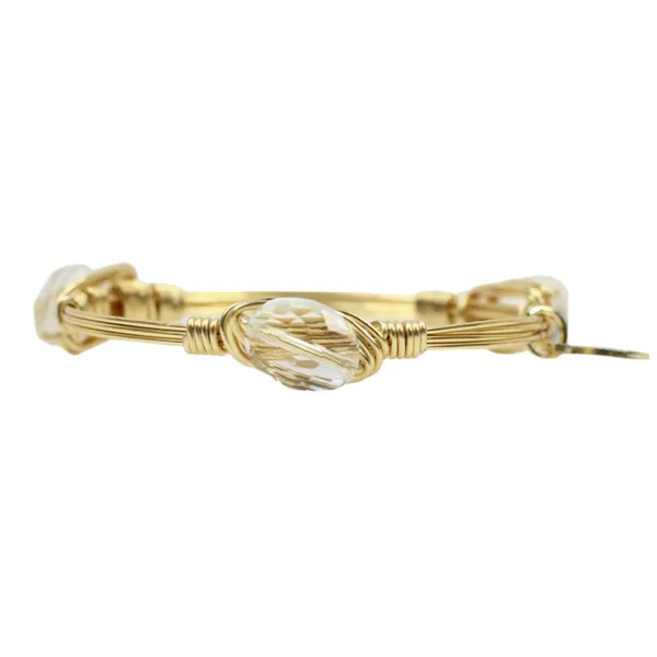 Kids' Clear Iridescent Bangle Bracelet Conti Jewelers Endwell, NY