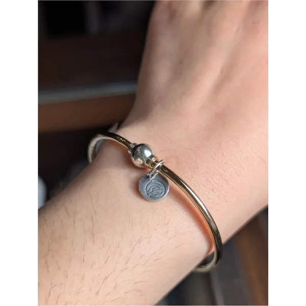 Sterling & 14K Gold Filled Cape Cod Bracelet, 7.5