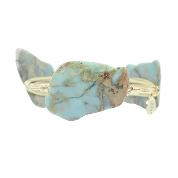 The Austin Bangle Bracelet in Yellow Gold Conti Jewelers Endwell, NY