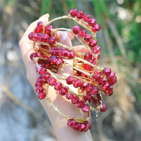 The Hollie Bangle Bracelet in Yellow Gold Image 2 Conti Jewelers Endwell, NY