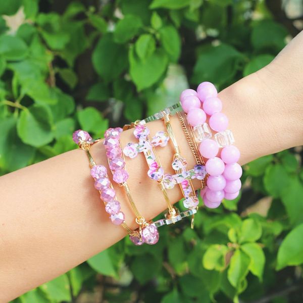 The Orchid Bangle Bracelet in Yellow Gold Image 2 Conti Jewelers Endwell, NY