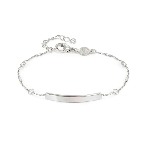 Messaggi D'Amore CZ Engraveable Bracelet in Sterling Silver Conti Jewelers Endwell, NY