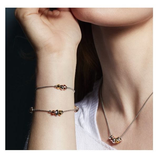 Coast Tumble Golden Station Bracelet Image 2 Conti Jewelers Endwell, NY