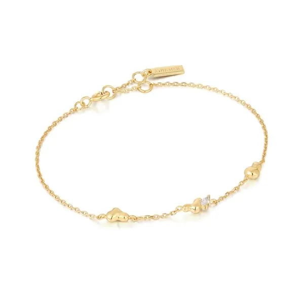 Twisted Wave Chain Bracelet in Yellow Gold Conti Jewelers Endwell, NY