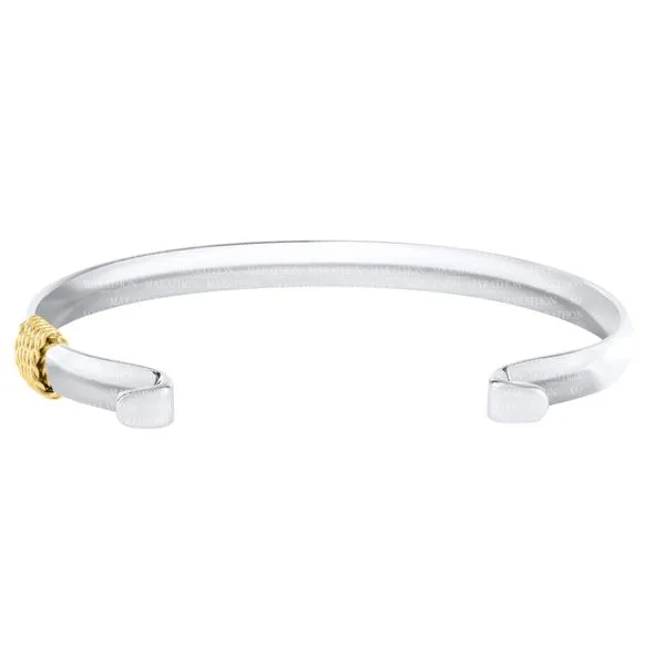 Convertible Bracelet with Roping in Sterling Silver & 14k Yellow Gold Conti Jewelers Endwell, NY