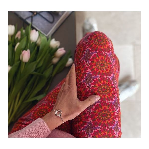 Bevel Cirque Link Pavé Toggle Bracelet Image 2 Conti Jewelers Endwell, NY