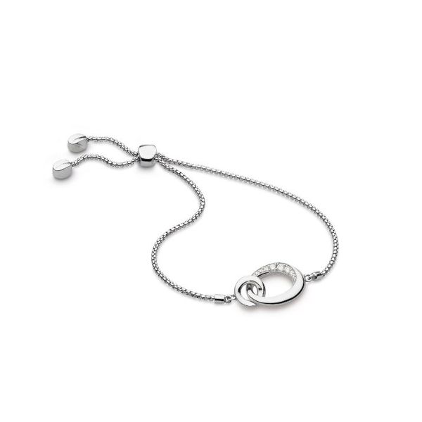 Bevel Cirque Link Pavé Toggle Bracelet Conti Jewelers Endwell, NY