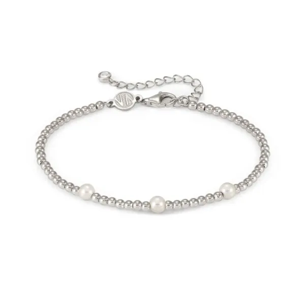 Beaded Pearl Bracelet in Sterling Silver Conti Jewelers Endwell, NY
