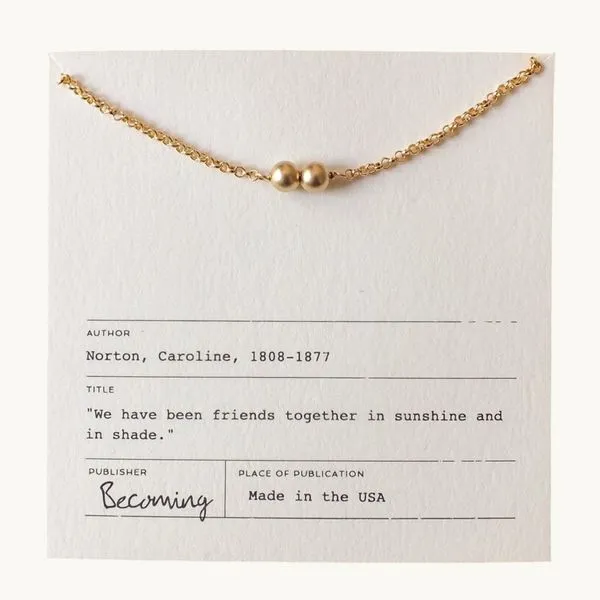 Friends Bead Bracelet in 14k Yellow Gold-Fill Conti Jewelers Endwell, NY