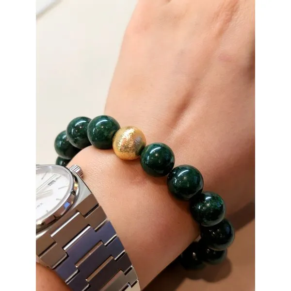 Kendley 20 Green with Gold Ball Image 2 Conti Jewelers Endwell, NY