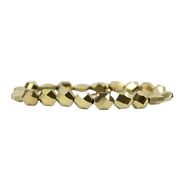 Stacker Stretch Bracelet - Gold Metallic Conti Jewelers Endwell, NY