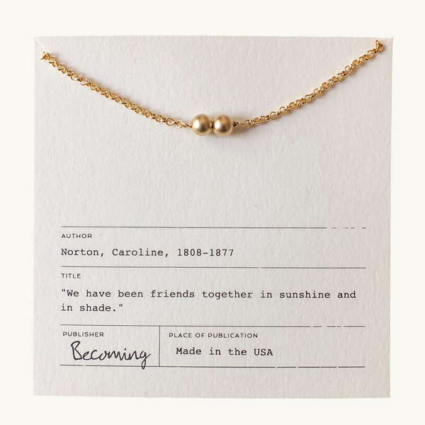 Friends Bead Bracelet in 14k Yellow Gold-Fill Conti Jewelers Endwell, NY