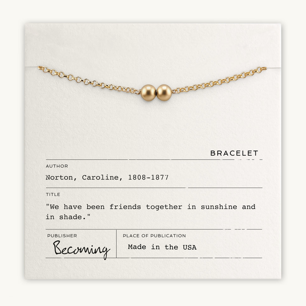 Friends Bead Bracelet in 14k Yellow Gold-Fill Conti Jewelers Endwell, NY