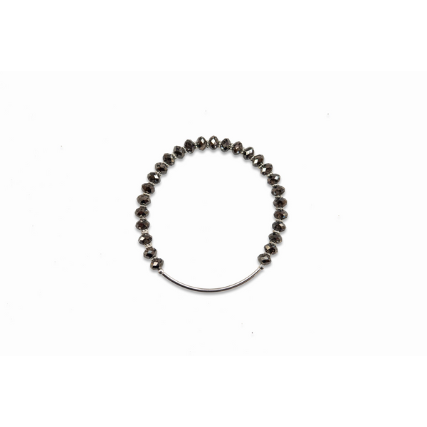 Sorriso Bracelet in Silver Night Crystal and Sterling Silver Conti Jewelers Endwell, NY