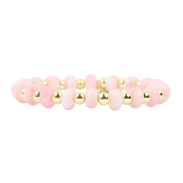 Annie Stretch Bracelet -  Pink Sweetart Conti Jewelers Endwell, NY