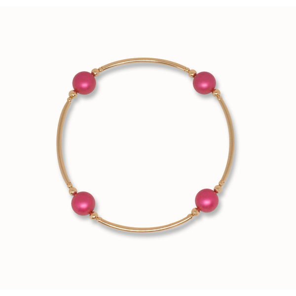 Smaller Bead Mulberry Pearl Gold-Filled Blessing Bracelet Conti Jewelers Endwell, NY