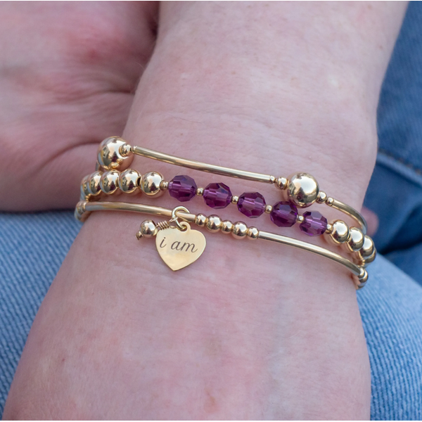 Birthstones & Blessings in February Crystals and Gold Image 2 Conti Jewelers Endwell, NY