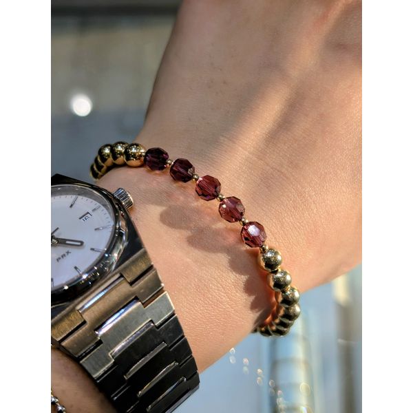 February Birthstone Blessing Bracelet Image 2 Conti Jewelers Endwell, NY