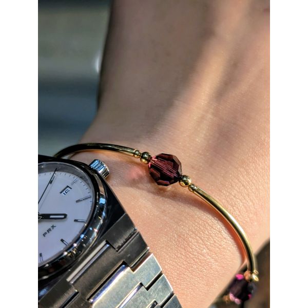 Amethyst Birthstone Blessing Bracelet Image 2 Conti Jewelers Endwell, NY