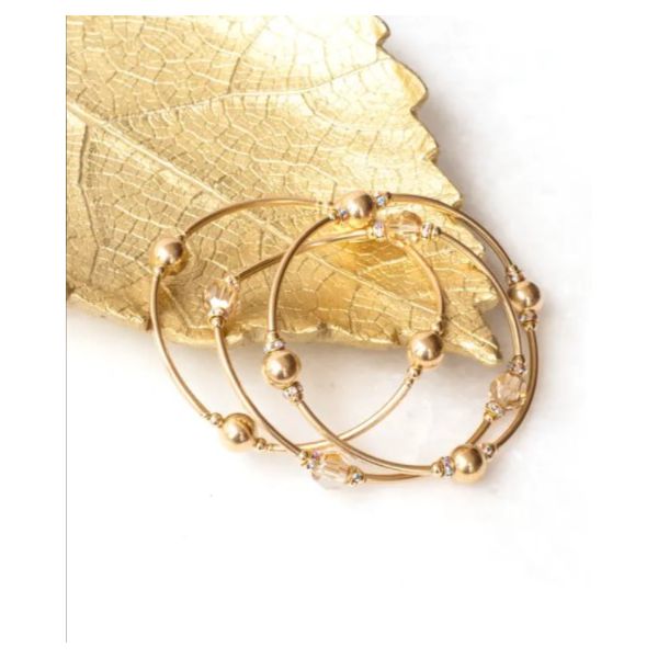 7.5 YGF 8MM Blessing Bracelet Image 3 Conti Jewelers Endwell, NY