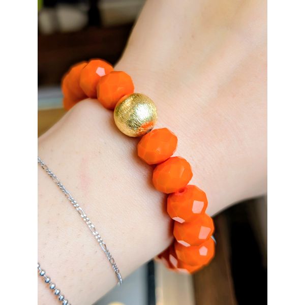 Kendley 17 Orange w/Gold ball Image 2 Conti Jewelers Endwell, NY