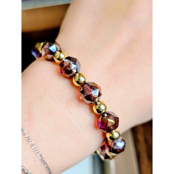 Shelby Stretch Bracelet - Spiced Wine Image 2 Conti Jewelers Endwell, NY