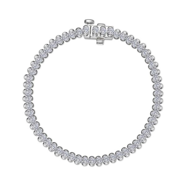 3 CTW Aria Half- Bezel Tennis Bracelet Conti Jewelers Endwell, NY
