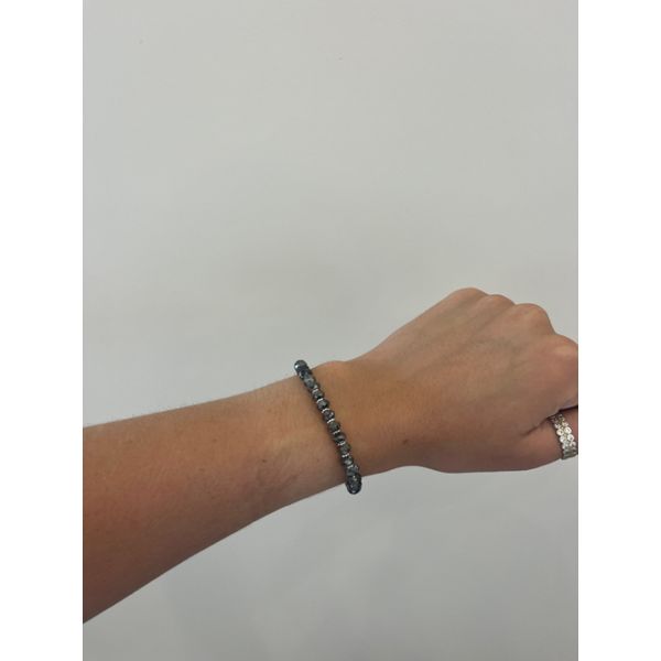 Sorriso Bracelet in Silver Night Crystal and Sterling Silver Image 2 Conti Jewelers Endwell, NY