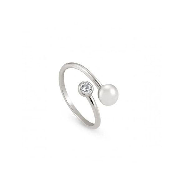 Bella Moonlight Open Ring with Pearl Conti Jewelers Endwell, NY