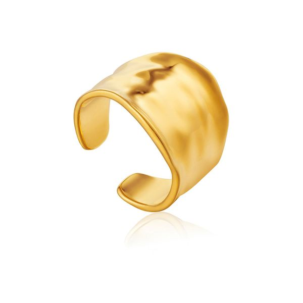 Gold Crush Wide Adjustable Ring Conti Jewelers Endwell, NY