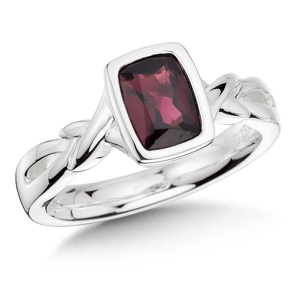 Sterling Silver Garnet Ring Conti Jewelers Endwell, NY